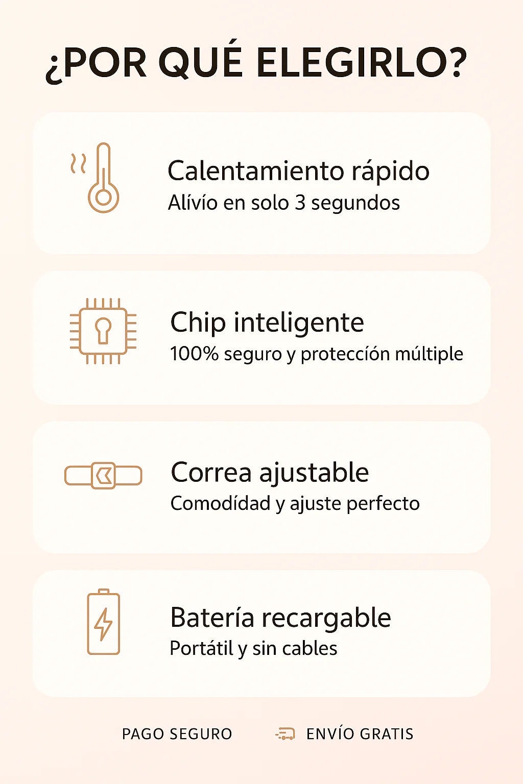 Cinturón CalmHeat™